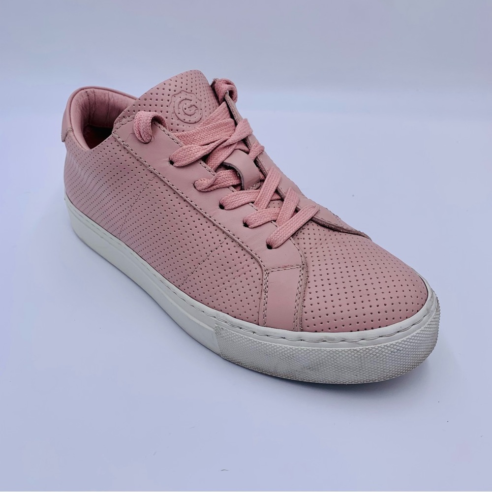 Greats of Brooklyn shoes Royale Leather perforated pink sneakers women size 7.5